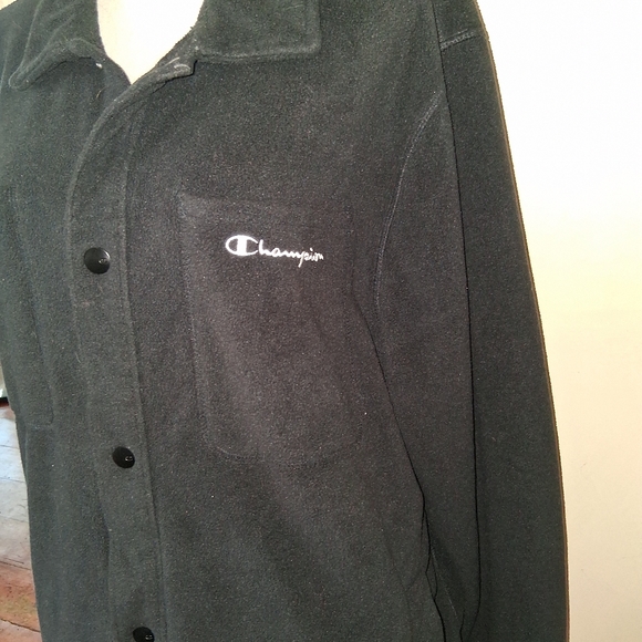 *bogo* Champion Men's Black Fleece Jacket - Picture 3 of 5